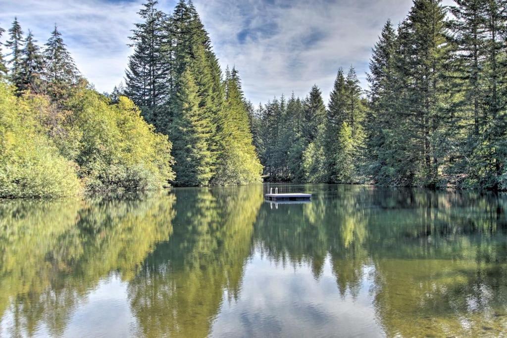 New Modern Cabin! 5Mi To Mt Rainier National Park! Hot Tub & Wifi Ashford Exterior photo